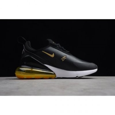 Nike Erkek Air Max 270 Premium Siyah / Sarı Koşu Ayakkabısı Türkiye - W3NURX78